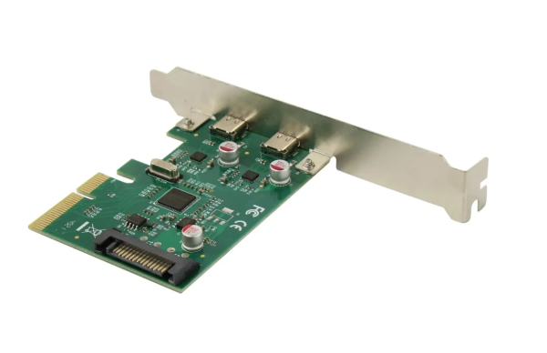 Контроллер PCI-E ASM1142 2xUSB3.1 Type-C Bulk фото