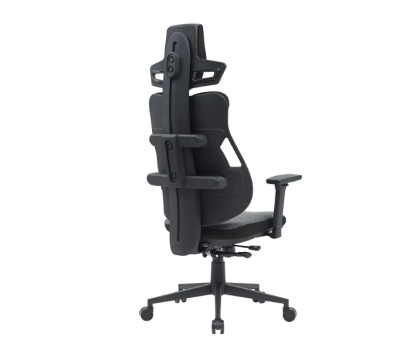 Кресло Cactus CS-CHR-DUO серый/черный с подголов. крестов. сталь пластик черный CS-CHR-DUO-GYBK , шт фото
