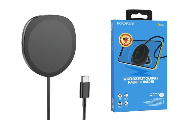 Беспроводное зарядное устройство Borofone BQ12 15W 2.0A черный купить ЦИТ Беспроводное зарядное устройство Borofone BQ12 15W 2.0A черный фото