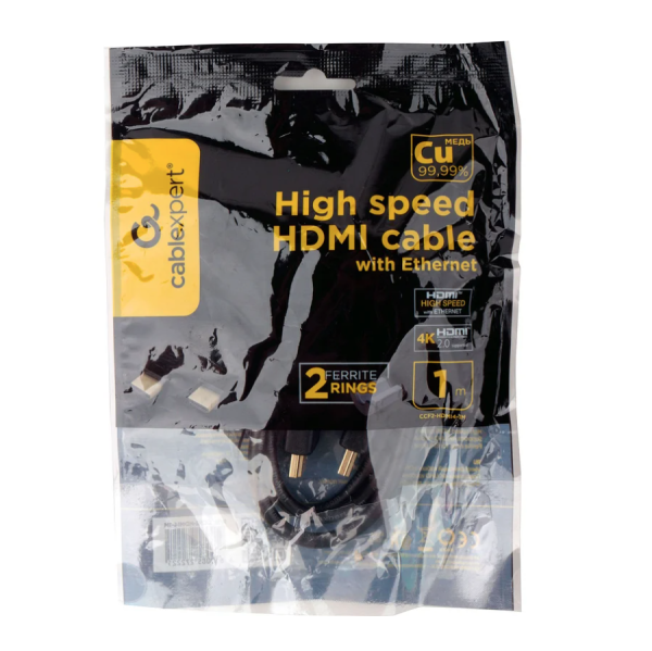 Кабель HDMI 1м Cablexpert CCF2-HDMI4-1M (v2,0) фото