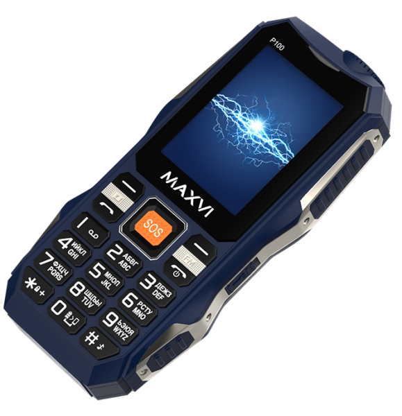 Мобильный телефон MAXVI P100 Blue (Синий) купить ЦИТ Мобильный телефон MAXVI P100 Blue (Синий) фото