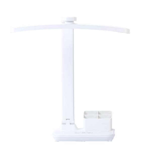 Лампа настольная беспроводная SONNEN PT-401,органайзер, USB,LED, 5Вт,3режима,белый,238779 фото