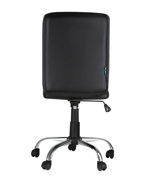 Кресло Helmi HL-M08 "Squared", экокожа черная, механизм качания, без подлокотников фото