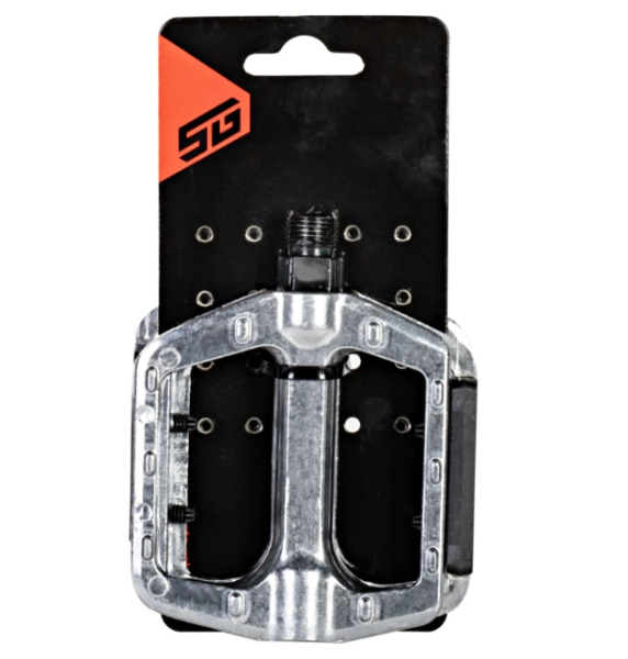 Педали STG FP-925, платформа, алюм, ось 9/16", насып. Подшип. Серебр Х113109 фото