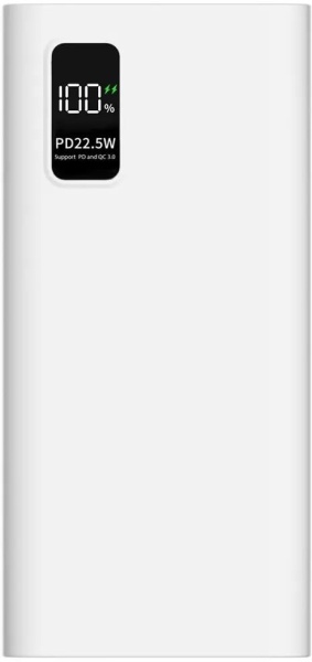 Внешний аккумулятор PERO PB06 20000 mAh белый (PB06WH) фото