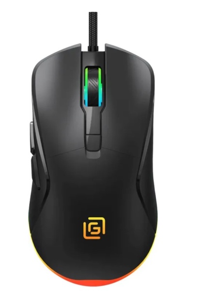 Мышь Oklick 750G черный оптическая (7200dpi) USB игровая (5but) фото