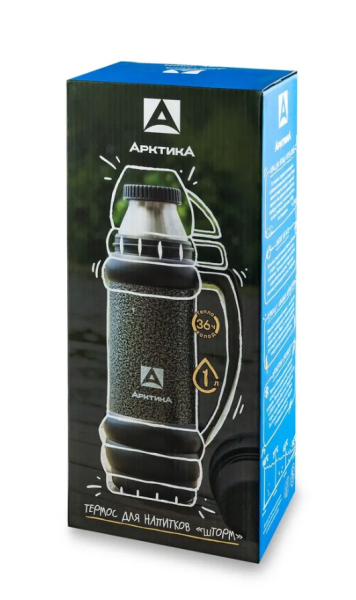 Термос АРКТИКА 109-1000М 1л. черный купить ЦИТ Термос АРКТИКА 109-1000М 1л. черный фото