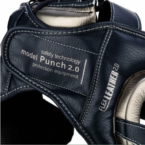 Шлем боксерский "Clinch Punch" 2.0 Full Face темносине-бронзовый (размер S)  фото
