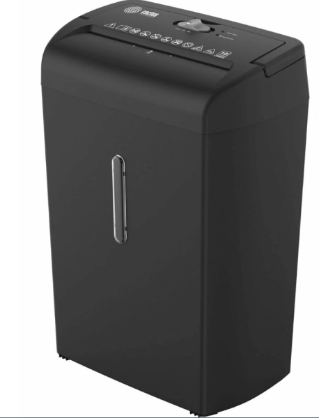 Шредер Cactus CS-SH-10-21-5X18 (секр.P-4)/перекрестный/10лист./21лтр./скрепки/скобы/пл.карты фото