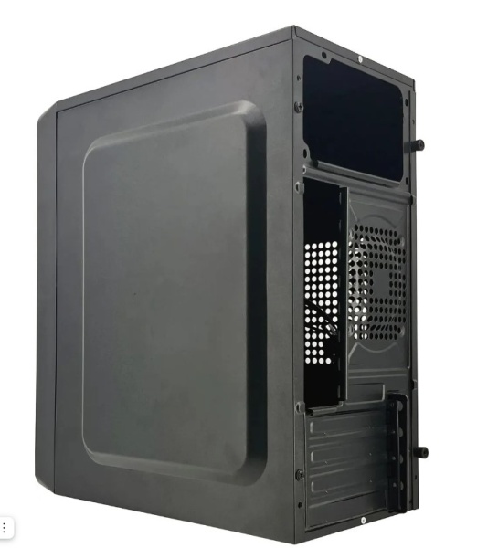 Корпус KingPrice KPCC-MN205 черный без БП mATX 1x80mm 1x120mm 2xUSB2.0 audio фото