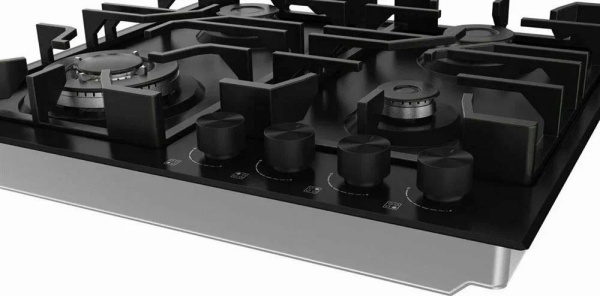 Варочная поверхность NORDEN AZTECH 6L3GT MBL FFD матовый черный фото