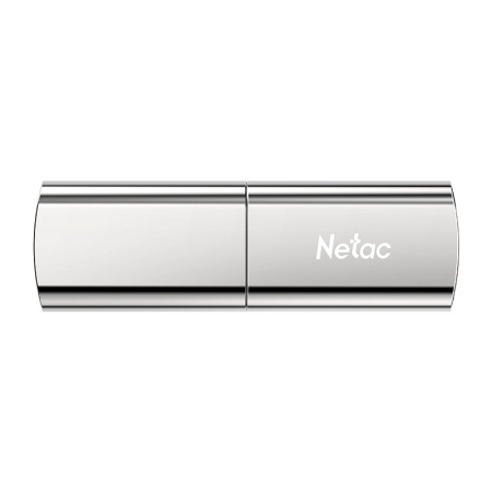 USB флеш-накопитель 128Gb Netac US2 серебро/чёрный USB 3.2 (NT03US2N-128G-32SL) фото