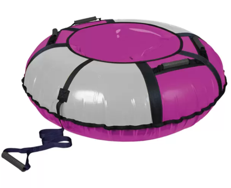 Тюбинг D-1100 мм Классик баклажан/серебро ТБ1К-110/БСР2 фото