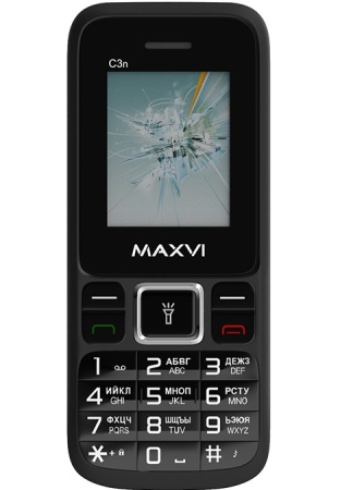 Мобильный телефон MAXVI C3N Black фото
