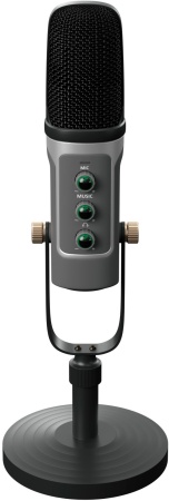 Микрофон Оклик SM-800G 1.8м черный фото