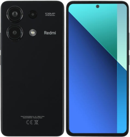 Смартфон Xiaomi Redmi Note 13 8/128GB Midnight Black (Черный) фото