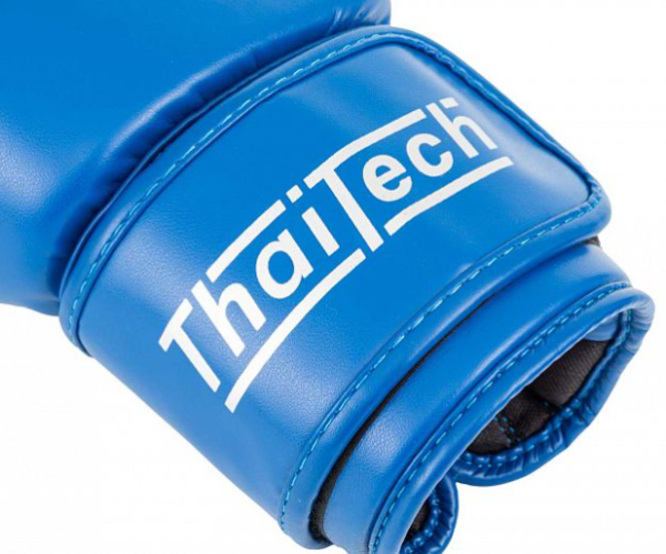 Перчатки боксерские Clinch Muay Thai синие (вес 10 унций) C170  фото