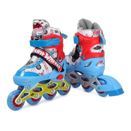 Роликовые коньки Hot Wheels, PU колеса со светом, размер S (30-33) Т20204 фото