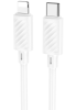 Кабель Type-C - Lightning Hoco 1м X88 Gratified Белый  фото