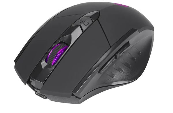 Мышь Оклик 780GW черный оптическая (3200dpi) беспроводная USB фото