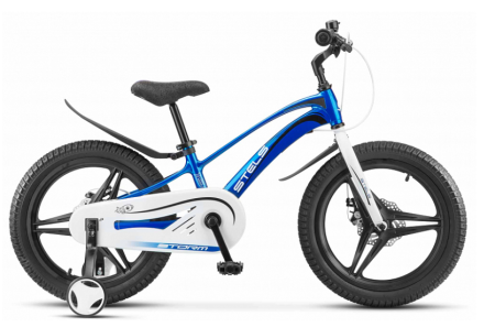 (м) Велосипед детский STELS 18" Storm MD синий  фото