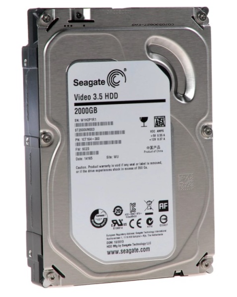 Жесткий диск HDD 2Tb Seagate ST2000VM003 SATA-III Video <5900, 64Mb> фото