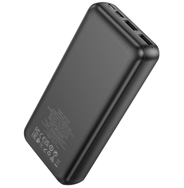 Внешний аккумулятор HOCO J123A Element 20000mAh Black (чёрный) (6942007612067) фото