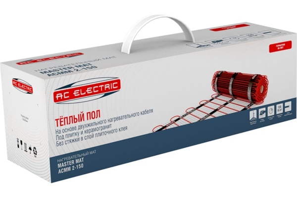 Мат AC ELECTRIC ACMM 2-150-2 (комплект теплого пола) купить ЦИТ Мат AC ELECTRIC ACMM 2-150-2 (комплект теплого пола) фото