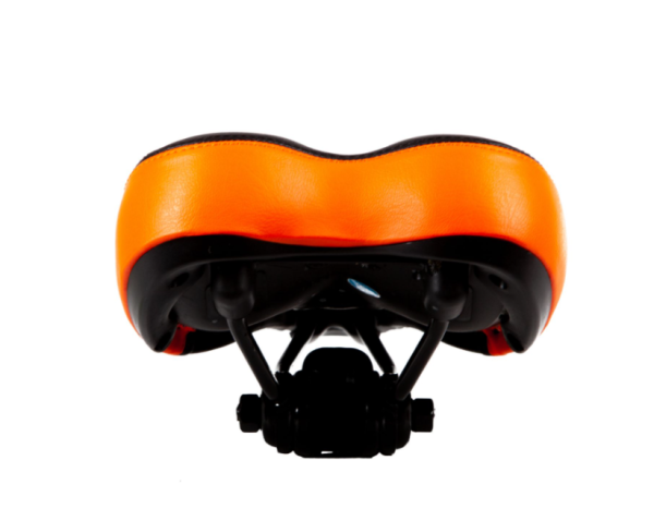 Седло STG, черный с оранжевым КЛ106828 фото