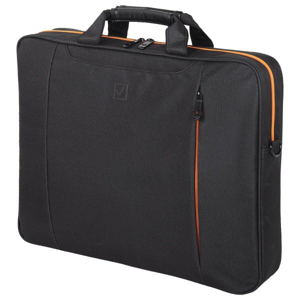 Сумка портфель BRAUBERG OFFICE с отд. для ноутбука 17,3", черная, 34х44х6 см, 270826 фото