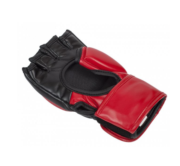 Перчатки для смешанных единоборств Clinch Combat красно-черные (размер S/M) C611  купить ЦИТ Перчатки для смешанных единоборств Clinch Combat красно-черные (размер S/M) C611  фото