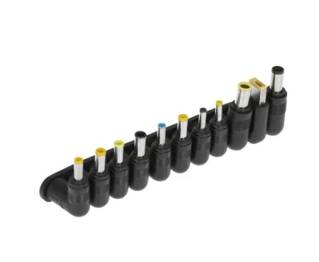 Адаптер AC Buro BUM-0220B65 автоматический 65W 18.5V-20V 11-connectors 1xUSB от бытовой электросети фото