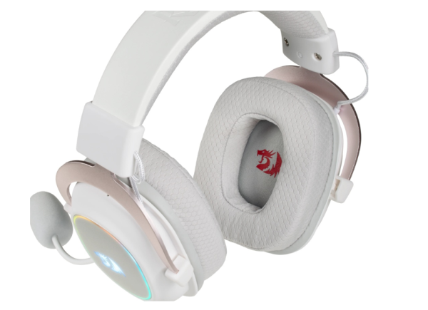 Игровые наушники с микрофоном REDRAGON Zeus X RGB белый  фото