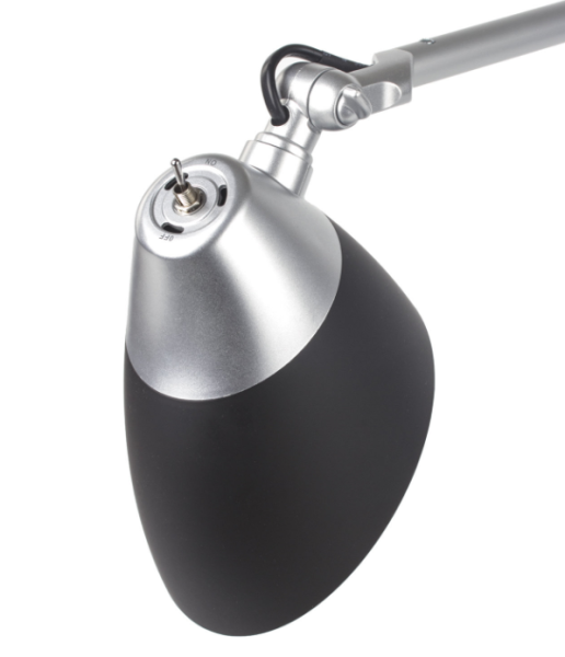 Лампа настольная  SONNEN PH-104, подставка, LED, 8 Вт, металлический корпус, черный, 236690 фото