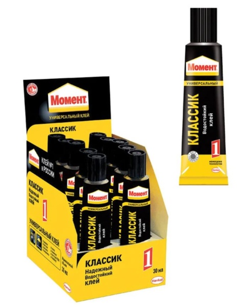 Клей универсальный МОМЕНТ-1, 30 мл, в шоу-боксе, 873854 фото