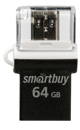 USB флеш-накопитель 64GB Smart Buy Poko OTG (SB64GBPO-K) фото