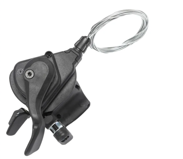 Шифтер MicroShift TS39, правый, 8 скоростей, индикатор, трос 2050мм, черный TS39-8 фото