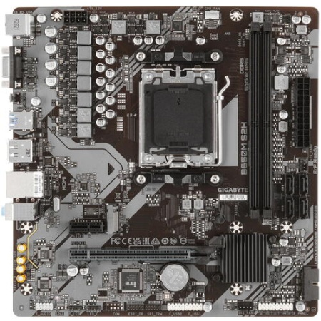 Материнская плата Gigabyte B650M S2H <S-AM5 AMD B650 2xDDR5 mATX AC`97 8ch(7.1) GbLAN RAID+VGA+HDMI+ фото