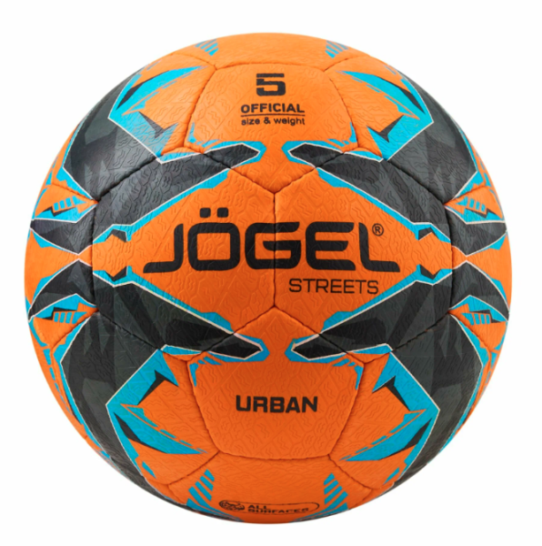 Мяч футбольный Jögel Urban №5, оранжевый фото