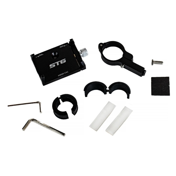 Держатель для телефона STG BC-B705 3,5-7", алюм., черный Х95137 фото