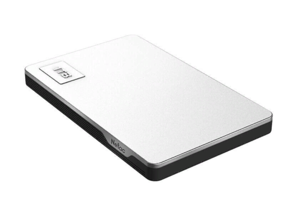 Внешний жесткий диск USB 3.0 1Tb Netac K338 серебристый/серый (NT05K338N-001T-30SL) фото