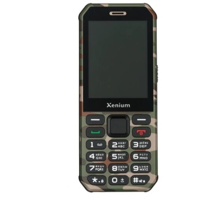Мобильный телефон XENIUM X300 Green Camouflage фото