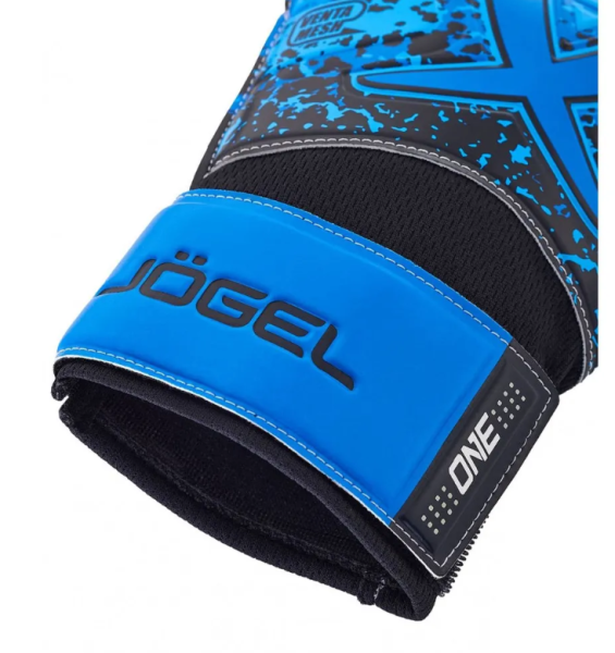 Перчатки вратарские Jögel ONE Wizard AL3 Flat, голубой (9) фото