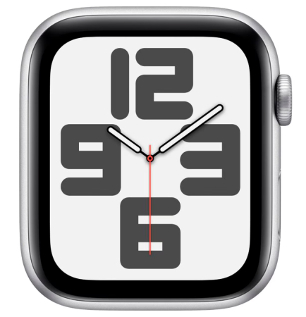 Умные часы Apple Watch SE 2023 44mm корп.сереб. Sport Band рем.синий M/L  MRE MREE3LL/A  фото