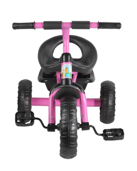 (м) Велосипед детский 3х колесный CH-B3-01MX Чижик (РОЗОВЫЙ), колеса пластик 10"/8" фото