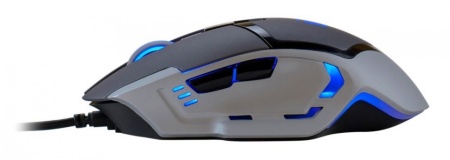 Мышь Oklick 915G черный/серебристый оптическая (3200dpi) USB игровая (6but) фото