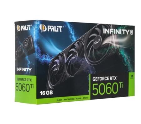 Видеокарта PCI-E 8Gb Palit NV PA-5060TI INFINITY 3 128bit GDDR7 2407/28000 HDMI/DP RTL NE7506T019P1- фото