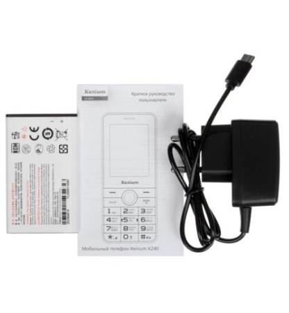 Мобильный телефон XENIUM X240 Black фото