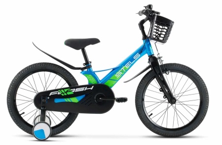 (м) Велосипед детский STELS 18" Flash KR Z010 Темно-синий/Зеленый фото