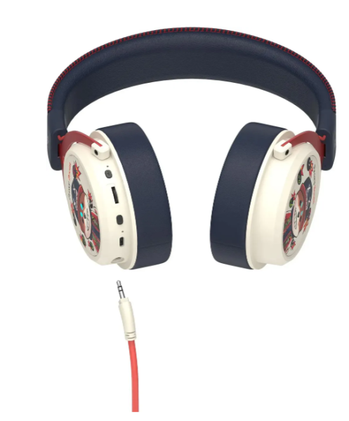 Игровые наушники с микрофоном A4 Bloody  MR595 Proxy Boom бежевый/черный мониторные BT/Radio фото